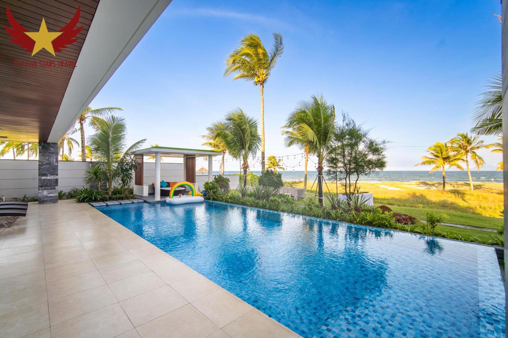 The Five Villas 8 Bedrooms Beachfront - K3 Da Nang Zewnętrze zdjęcie