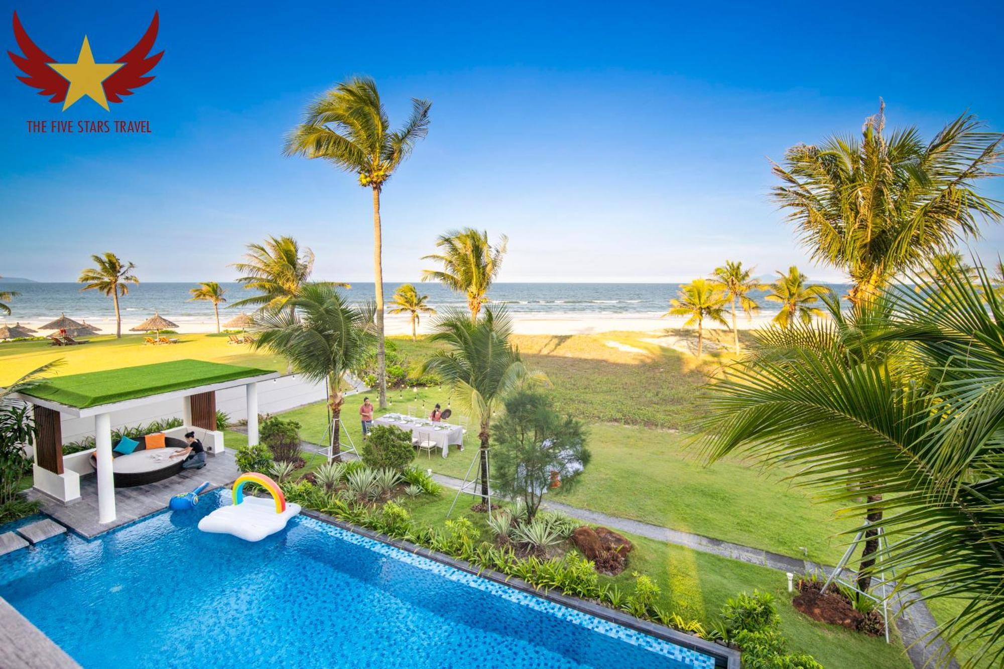 The Five Villas 8 Bedrooms Beachfront - K3 Da Nang Zewnętrze zdjęcie